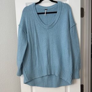 Free People Blue Sweater